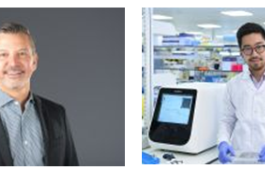 Carl Raimond, CEO, Nuclera	Dr Michael Chen, co-founder and Chief Scientific and Business Officer, Nuclera