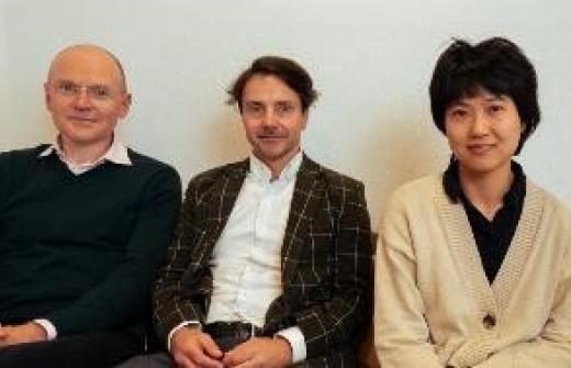 OutSee’s leadership team – James Peach (Left), COO, Dr Julian Gough (Centre), CEO and Founder, and Dr Chang Lu (Right), CSO