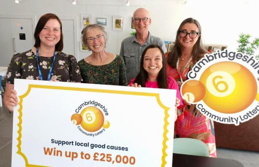 Local causes celebrate being part of the Cambridgeshire Community Lottery