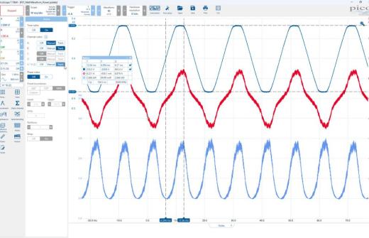screenshot of PicoScope 7 software