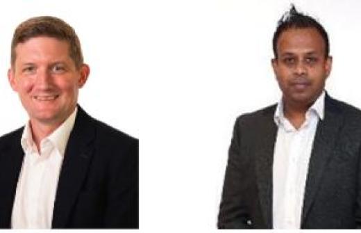 Dr Steven Bishop, CMO, Qureight and Muhunthan Thillai, MD, Co-founder and CEO, Qureight