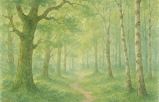 Computer generated image of what Rory's Wood will look like.