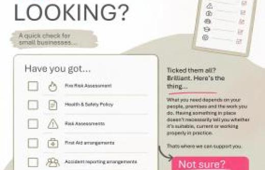 health & safety management checklist covering essentials