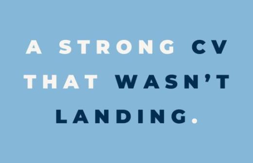 Sunny Future recently helped a senior operator with a strong CV that simply wasn’t landing.