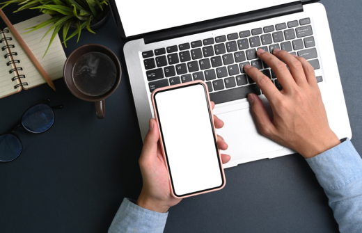 laptop & phone