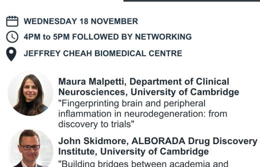 Milner Seminar: Focus on neurodegeneration