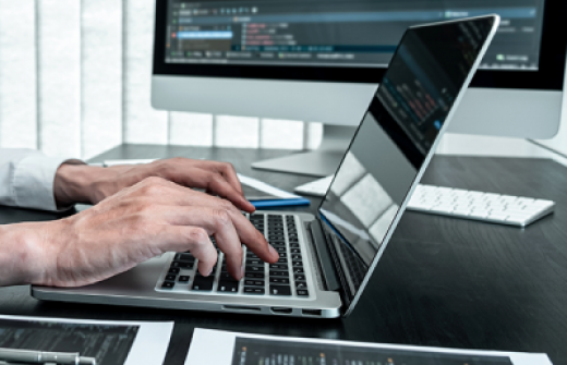 hands on laptop_software coder