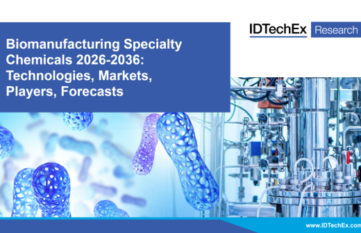 New IDTechEx Report: Biomanufacturing Specialty Chemicals 2026-2036