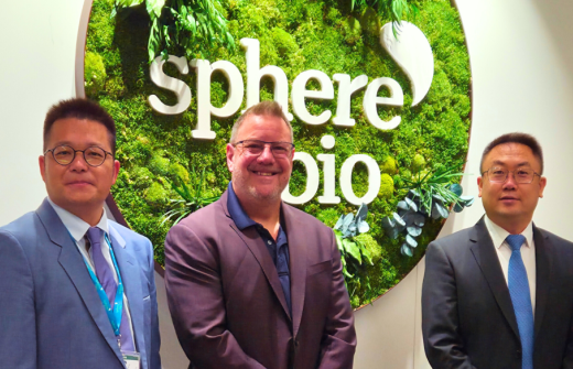 Left to right: Johnathan Fu (Sphere Bio), Dale Levitzke (Sphere Bio), Wei Zhang (Redbert Biotechnology)
