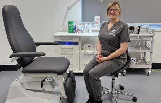 Sue Irvine of Foot Health with Caring Hands