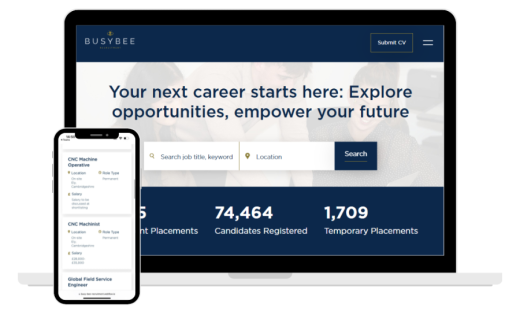 Busy Bee Recruitment Website