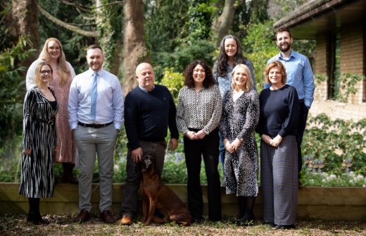 A photo of the Henson Crisp team