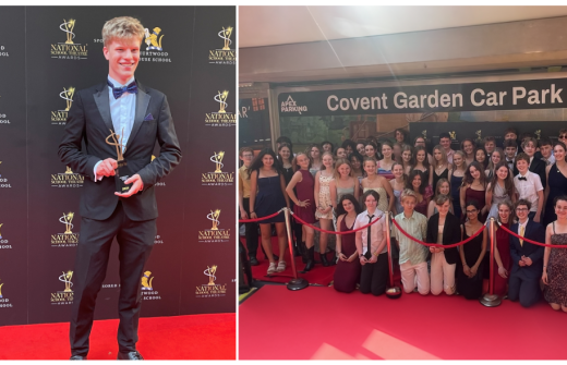 Kimbolton pupils at the National School Theatre Awards