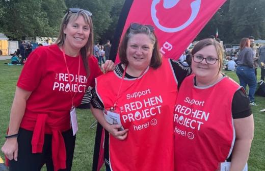Trustees providing support at Cambridge Beer Festival