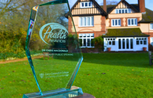 Digital Health Award, Dr Chris Macdonald, Virtual Reality Public Speaking