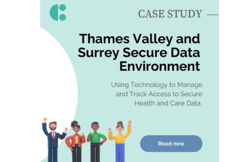 Image publicising a case study for Thames Valley and Surrey Secure Data Environment