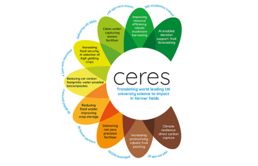 Summary of Ceres Agri-Tech key impacts and projects
