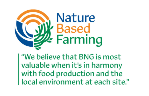 Nature Based Farming - logotype and mission statement
