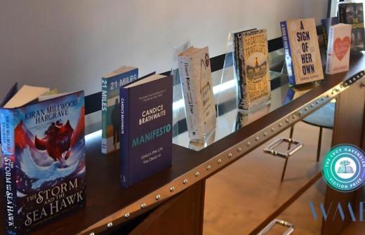 Fiction Prize book display
