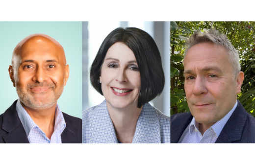 Michelle Lamprecht, Simon Lennard and Arvinder Mudhar 