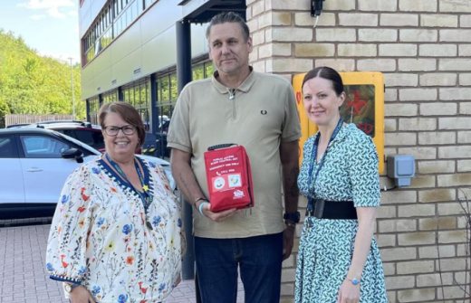 L to R: Sian Garwood, Darryl Barfield, Helen Earl 