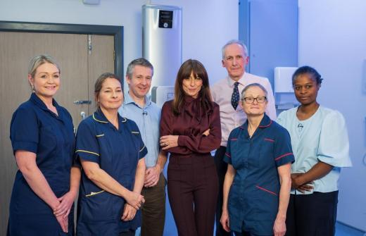 Davina McCall and NHS staff