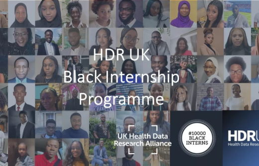 HDR UK Black Internship Programme collage of interns