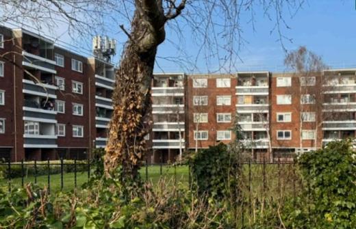 block of flats in Cambridge 