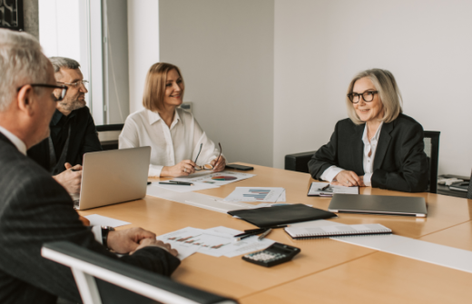 Photo of a meeting with a financial adviser assessing suitability of advice