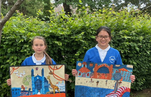 Winners of William Westley, from left to right: Evelina Y, Lois C