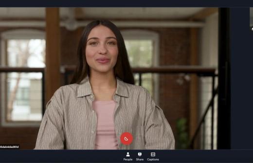 Screenshot of AI-based coaching tool.