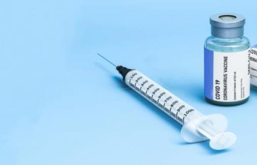 Syringe and Covid -19 vaccine in vial_ Shutterstock (VS has rights)