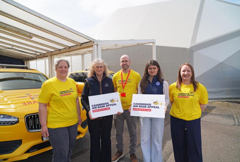 G’s Fresh backs East Anglian Air Ambulance's Cambridge Air Base Appeal