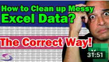 A video poster file for how to clean up messy data, with  a picture of someone scratching their head. 