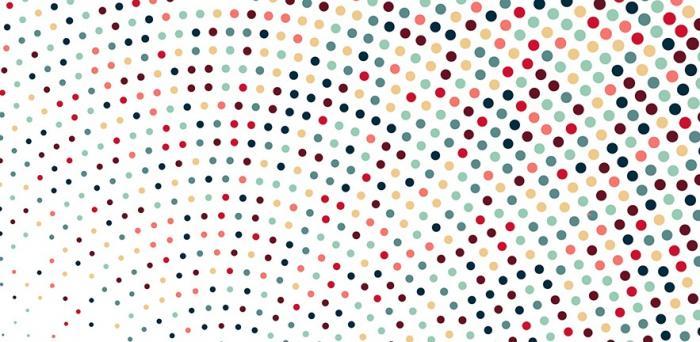 multi coloured circles on a white background