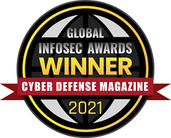  Cyber Defense InfoSec award badge