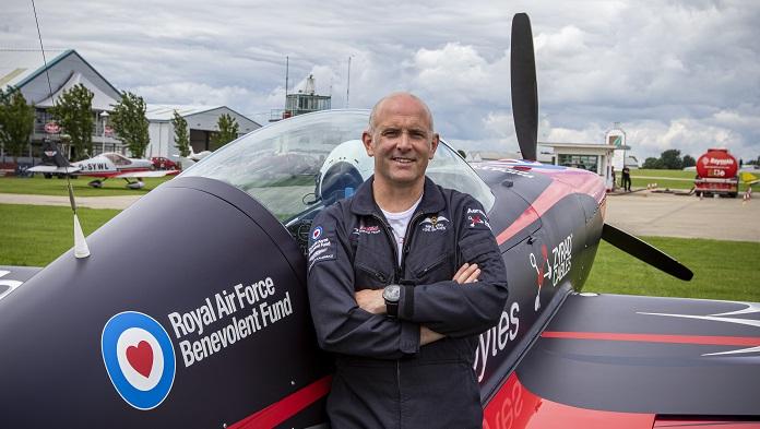  Blades Aerobatic Team Pilot and plane supporting  RAF Benevolent Fund 