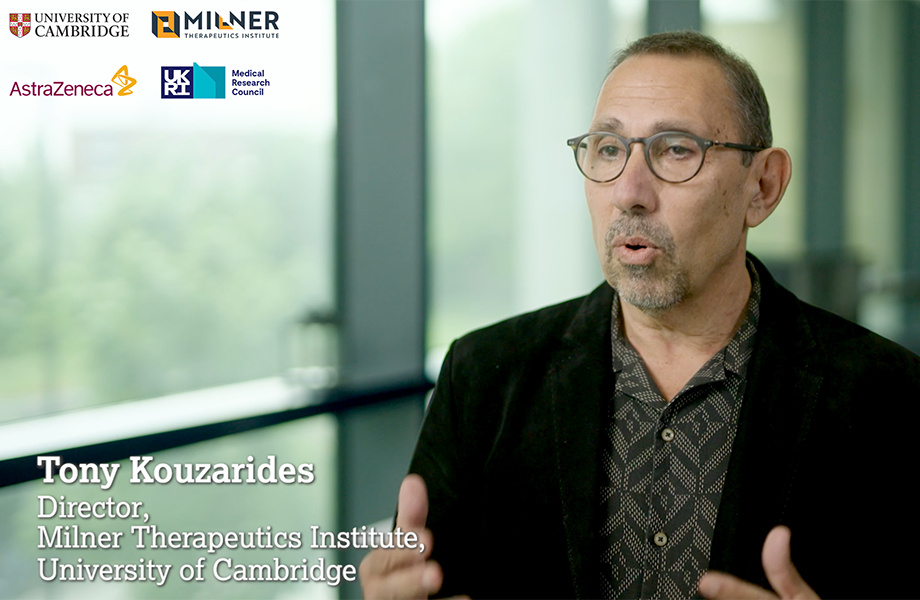 Professor Tony Kouzarides, Director of the Milner Therapeutics Institute, University of Cambridge