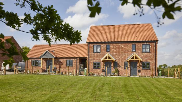 Image: Affordable homes in the Norfolk village of Great Ryburgh, part of the North Norfolk District-Wide Affordable Housing Strategy (credit: Broadland Housing Association)