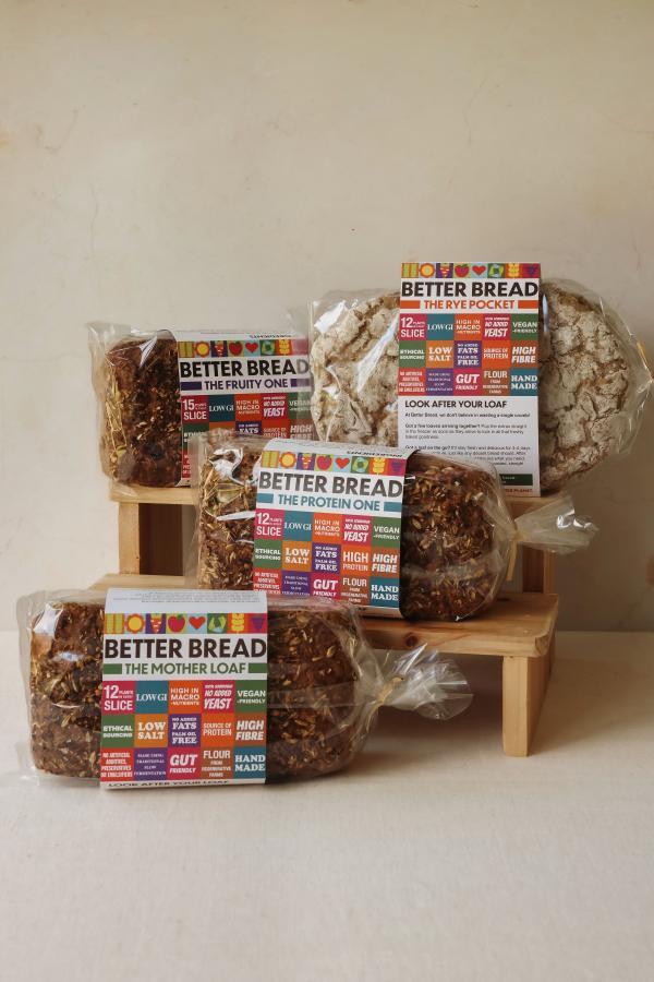 Contents of the Discovery Box of Better bread - four loaves 