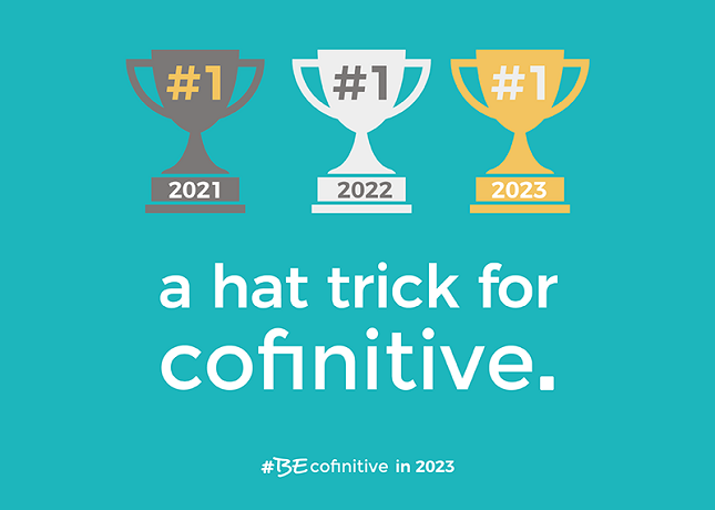 A hat trick for cofinitive