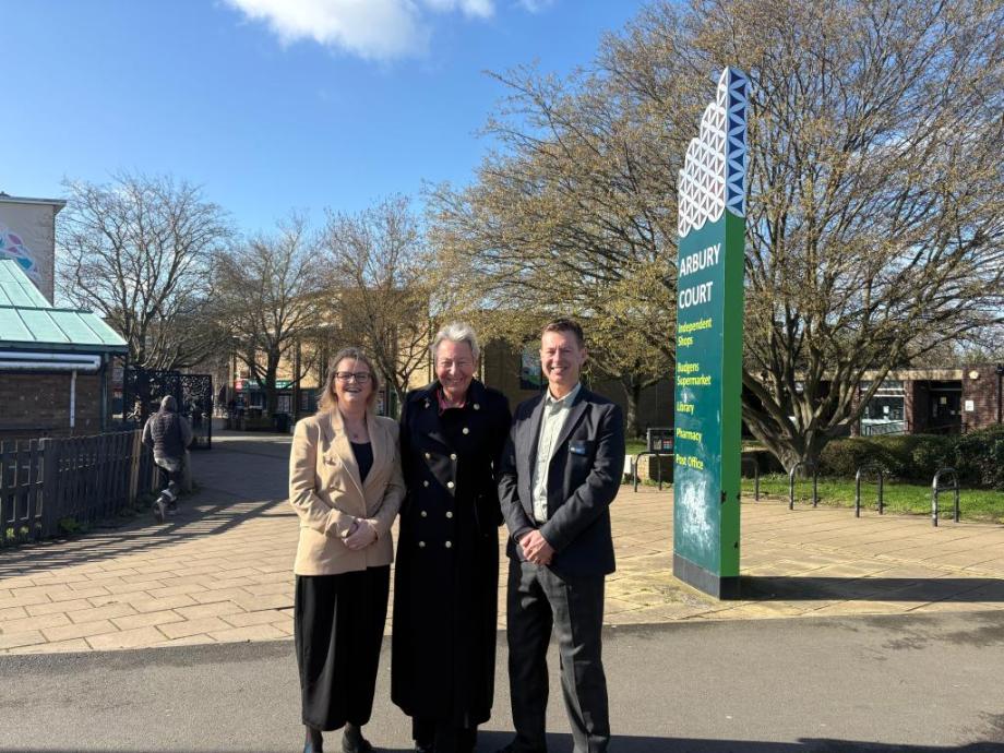 ): Alison Taylor, Chair of Cambridge 2030 and CEO of Conscious Communications; Julie Spence OBE, Lord Lieutenant of Cambridgeshire, Cambridge 2030 Ambassador and President of Cambridgeshire Community Foundation; Michael O’Toole, Chief Executive Officer, Cambridgeshire Community Foundation