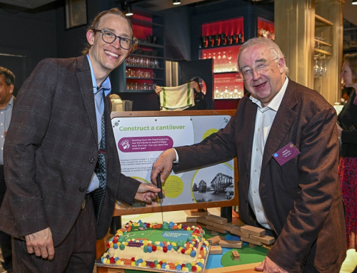 Cambridge Science Centre CEO, John Bull & Chair of Trustees, David Cleevely