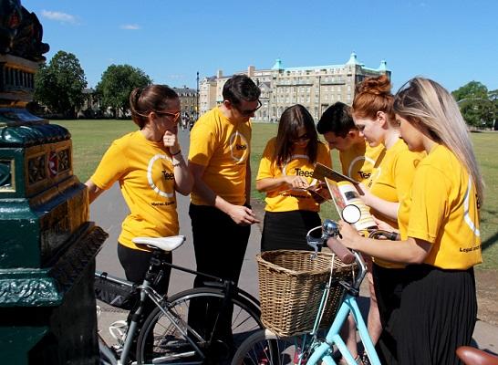 Tees team looks at first clue_ CamcycleQuest launch