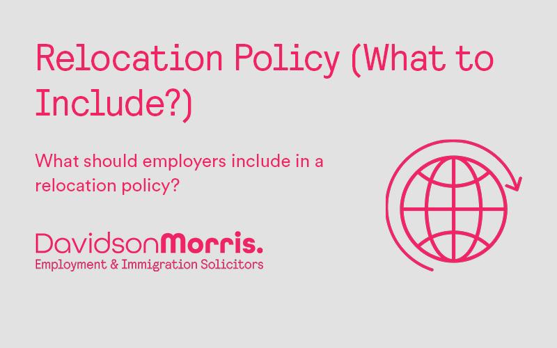 Relocation Policy (What to Include?)