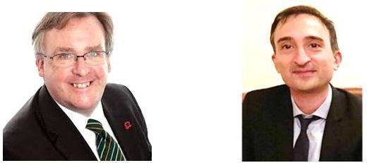 Dr Mike Knapton (left) and Dr Riaz Kayani (right) 