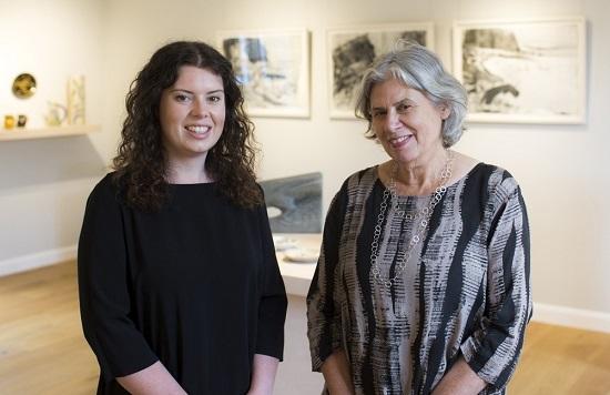  Artist/photographer Lotte Attwood (right) and daughter Hannah Munby.