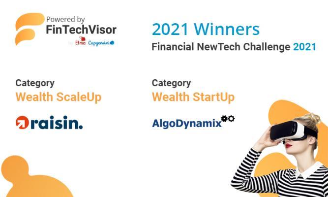 Top prize for AlgoDynamix at Capgemini and Efma Financial NewTech Challenge 2021