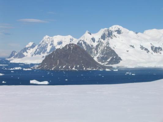 Francis Peak near Rothera Research Station is named after BAS Director Prof Dame Jane Francis © British Antarctic Survey
