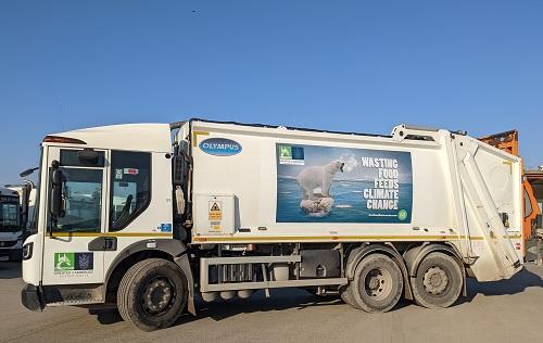 shared waste bin lorry 